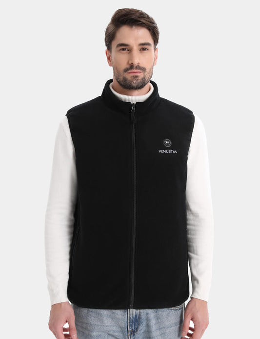 Men's Heated Fleece Vest with Pocket Heating 7.4V, M2117P Max