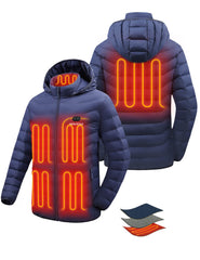 Heated Jacket for Unisex with Dual Control Button, 7.4V, U9001
