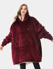 [Upgrade] Unisex Heated Wearable Blanket Hoodie 7.4V, U2169U