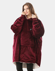 [Upgrade] Unisex Heated Wearable Blanket Hoodie 7.4V, U2169U