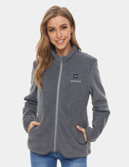 Zipper up Heated Fleece Jacket for Women 7.4V, W2136