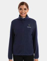 Zipper up Heated Fleece Jacket for Women 7.4V, W2136