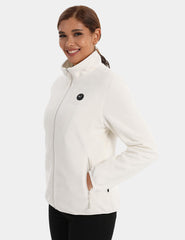 Zipper up Heated Fleece Jacket for Women 7.4V, W2136
