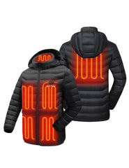 Heated Jacket for Unisex with Dual Control Button, 7.4V, U9001