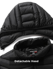 Heated Jacket for Unisex with Dual Control Button, 7.4V, U9001