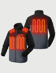 Zipper up Heated Fleece Jacket for Men 7.4V, M2136
