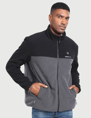 Zipper up Heated Fleece Jacket for Men 7.4V, M2136