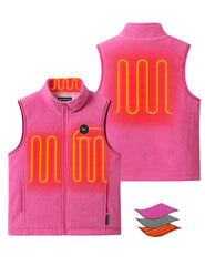 Girl's Heated Fleece Vest 7.4V, KG14