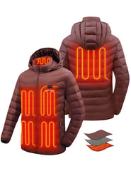 Heated Jacket for Unisex with Dual Control Button, 7.4V, U9001