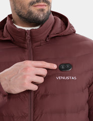 Heated Jacket for Unisex with Dual Control Button, 7.4V, U9001