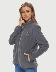 Zipper up Heated Fleece Jacket for Women 7.4V, W2136