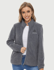 Zipper up Heated Fleece Jacket for Women 7.4V, W2136