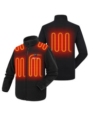 Zipper up Heated Fleece Jacket for Men 7.4V, M2136